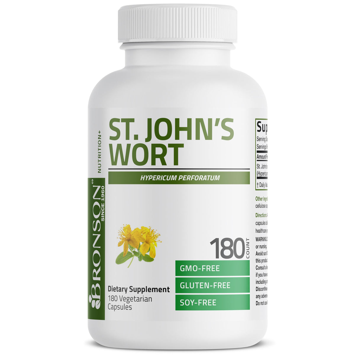 Bronson St. John's Wort 700 MG per Serving Hypericum Perforatum
