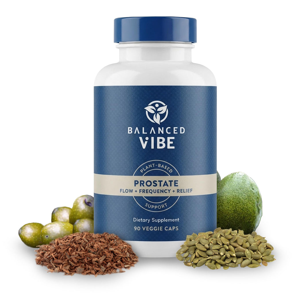 Balanced Vibe 11-in-1 Prostate Supplement for Men - 90 Capsules