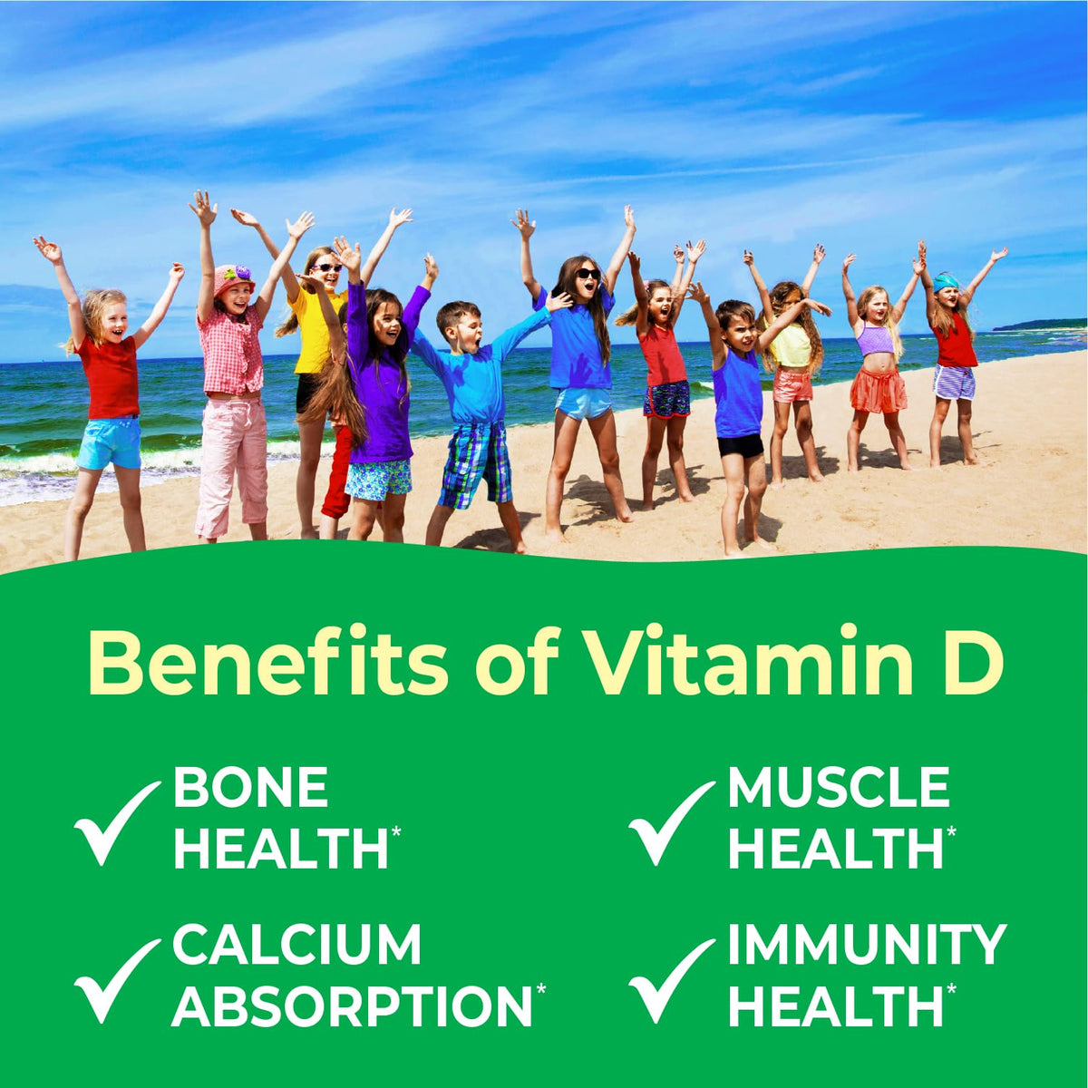 VitaWorks Kids Vitamin D Chewable Tablets 1000 IU - 120 Count - image 3