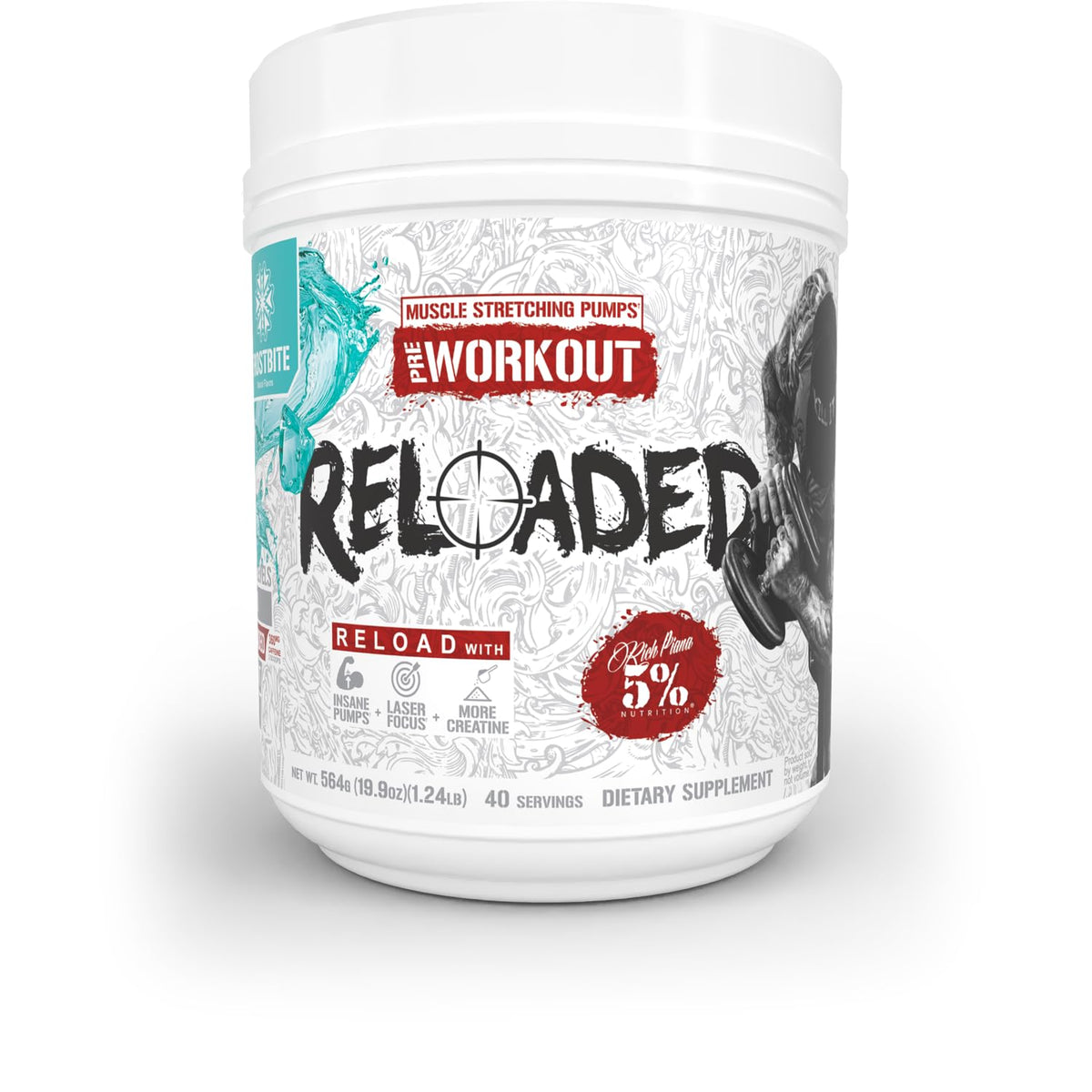 5% Nutrition Reloaded High Stim Pre-Workout Powder - 18.9 oz