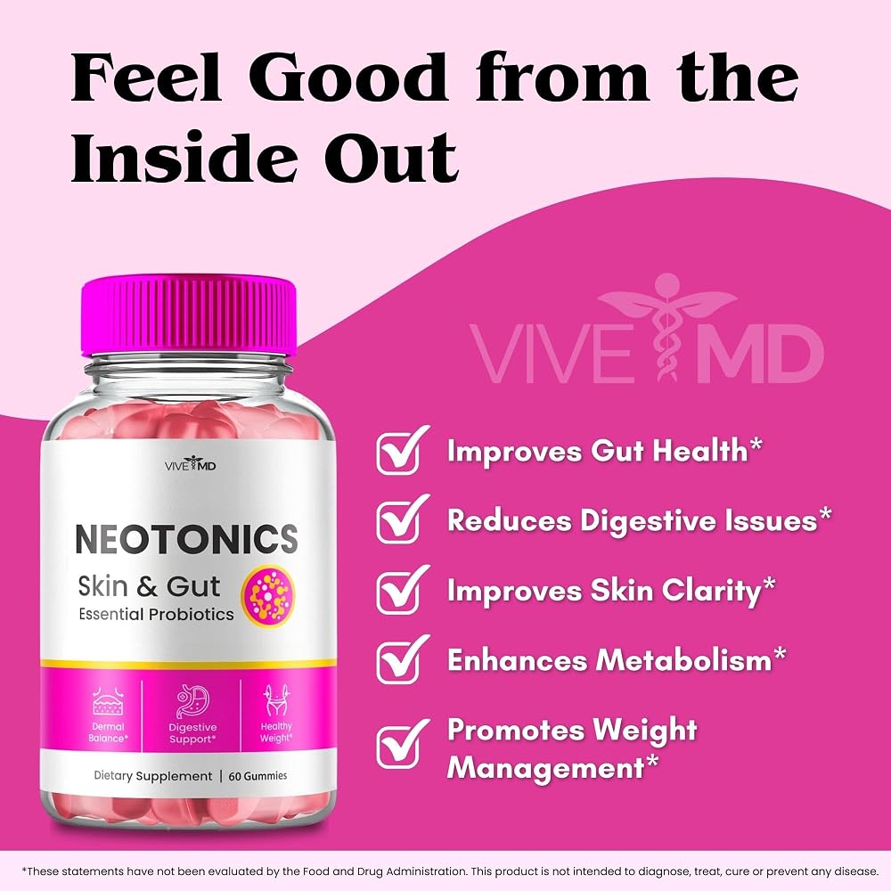 VIVE MD Neotonics Skin and Gut Gummies - 300 Count - image 5