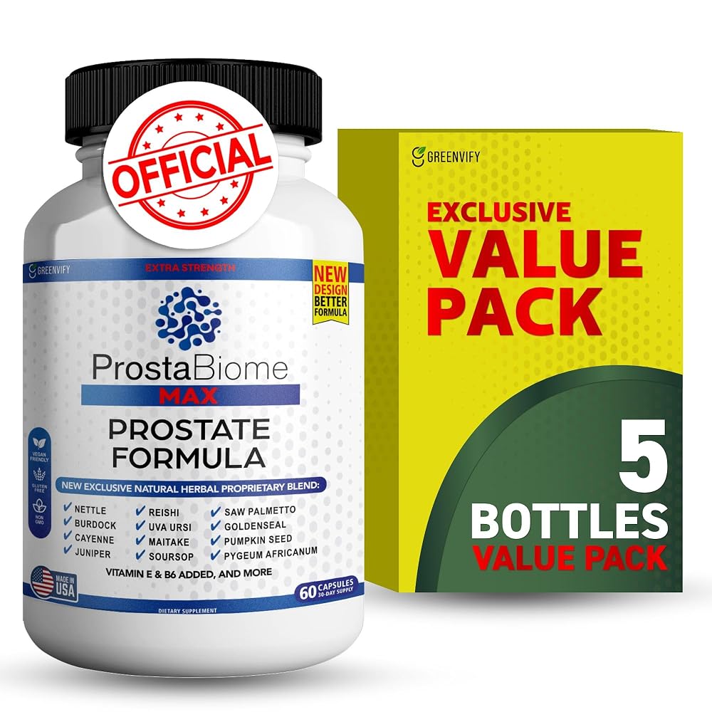 GREENVIFY ProstaBiome Max Prostate Support Formula