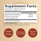 NatureBell CoQ10 200mg with PQQ - 240 Vegetarian Capsules - image 2