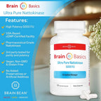 Brain Bean Nattokinase 5000 FU Circulation Support - 120 Capsules - image 5