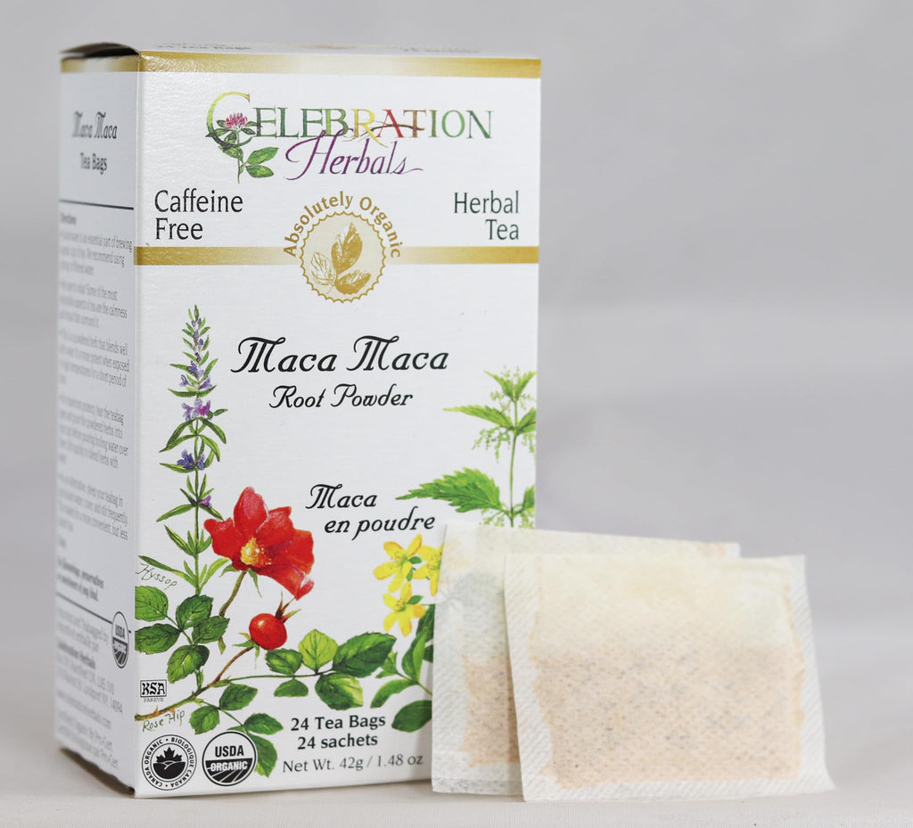 Celebration Herbals Maca Root Powder Organic - 24 Bag - image 2