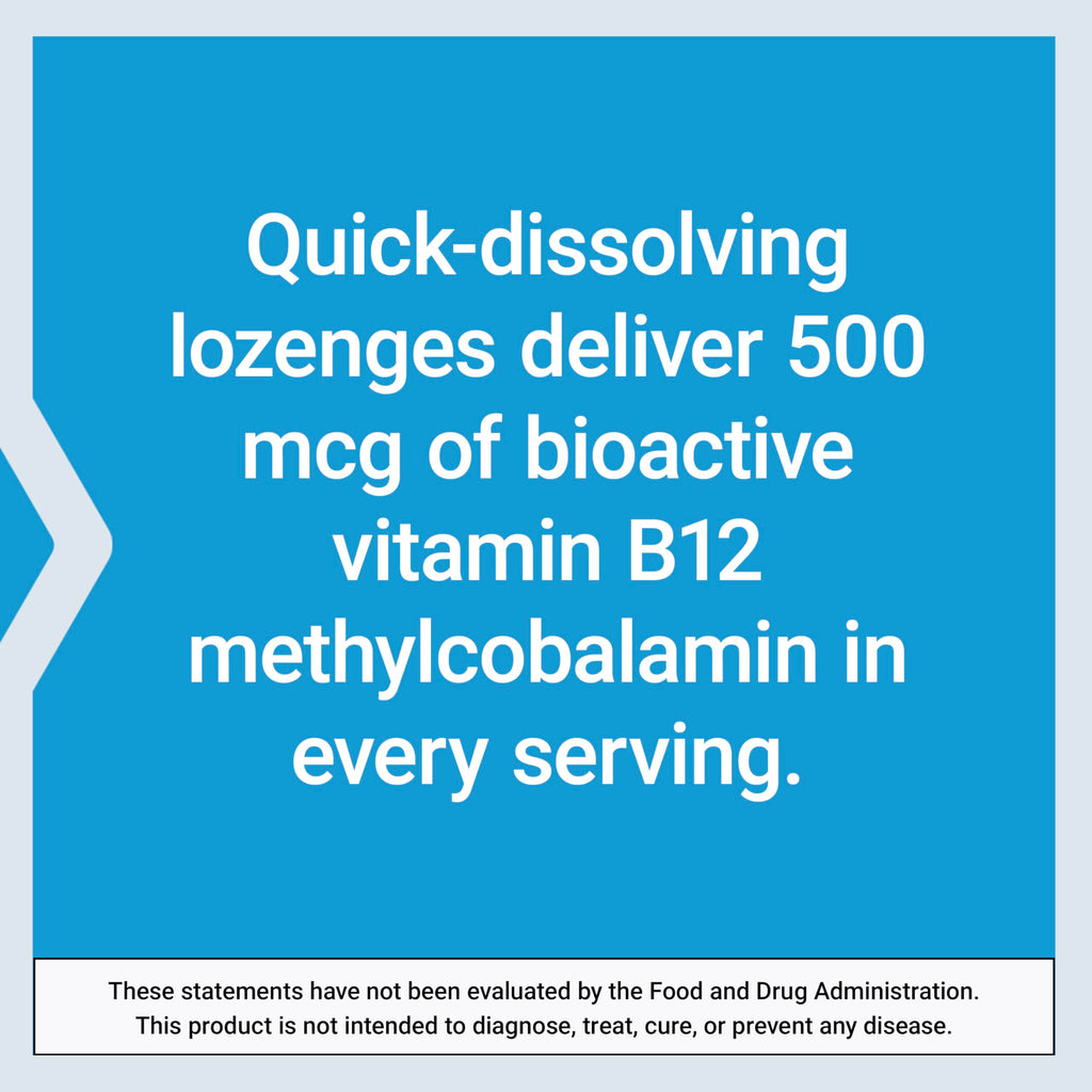 Life Extension Vitamin B12 Methylcobalamin 500mcg - 100 Lozenges - image 6