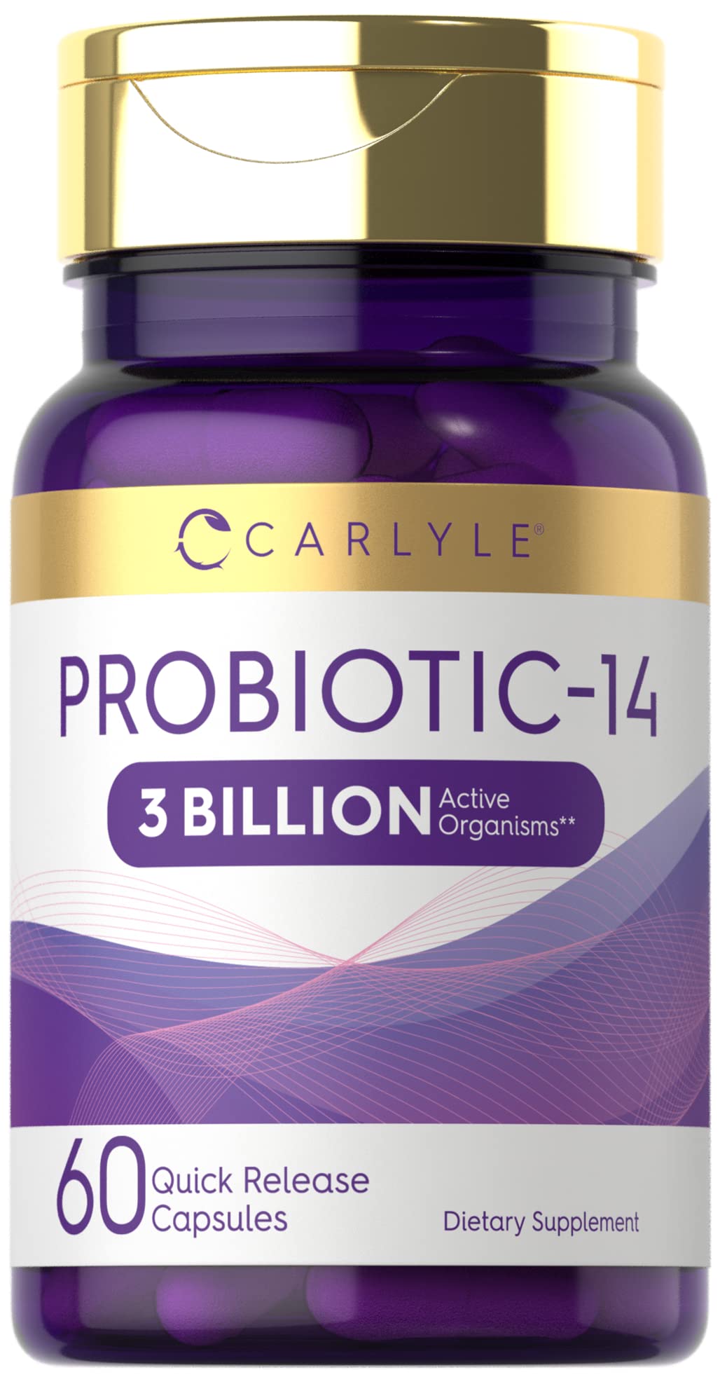 Carlyle Probiotic 3 Billion CFU 14 Strains - 60 Capsules