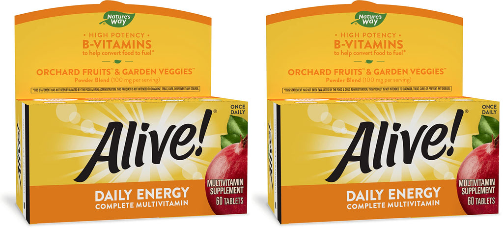 Nature's Way Alive! Daily Energy Multivitamin - 120 Tablets