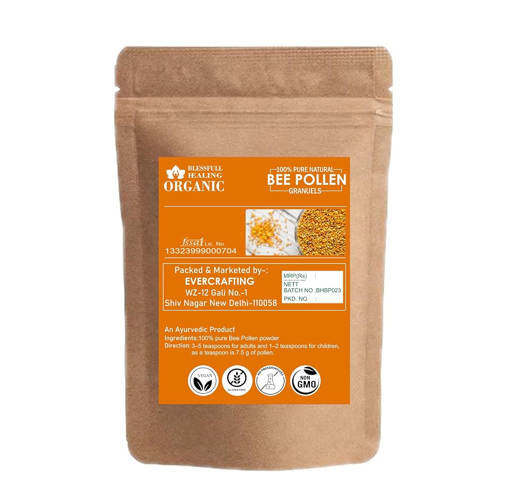 Blessfull Healing Organic Bee Pollen Granules - 200 Gram - image 2