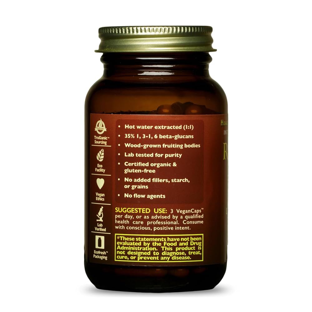 HEALTHFORCE SUPERFOODS Integrity Extracts Reishi - 90 Capsules - image 3