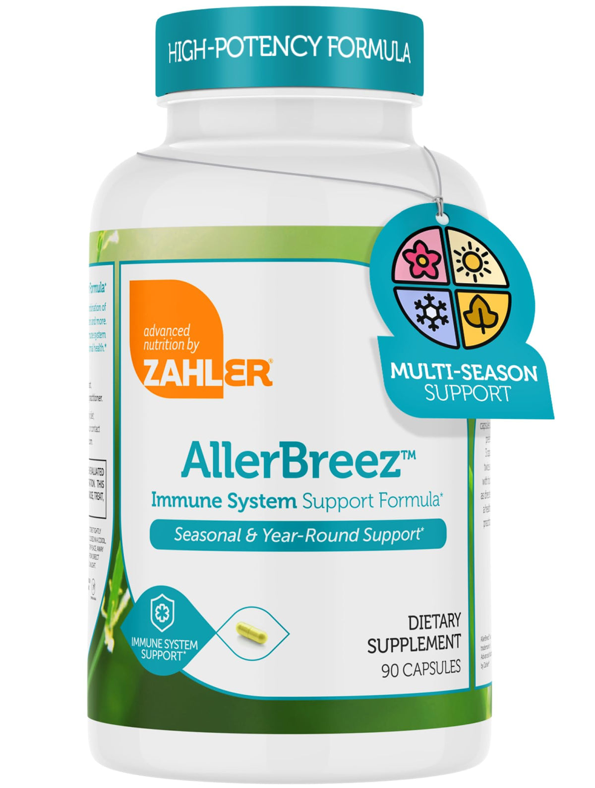 Zahler AllerBreez Immune System Support Formula - 90 Capsules