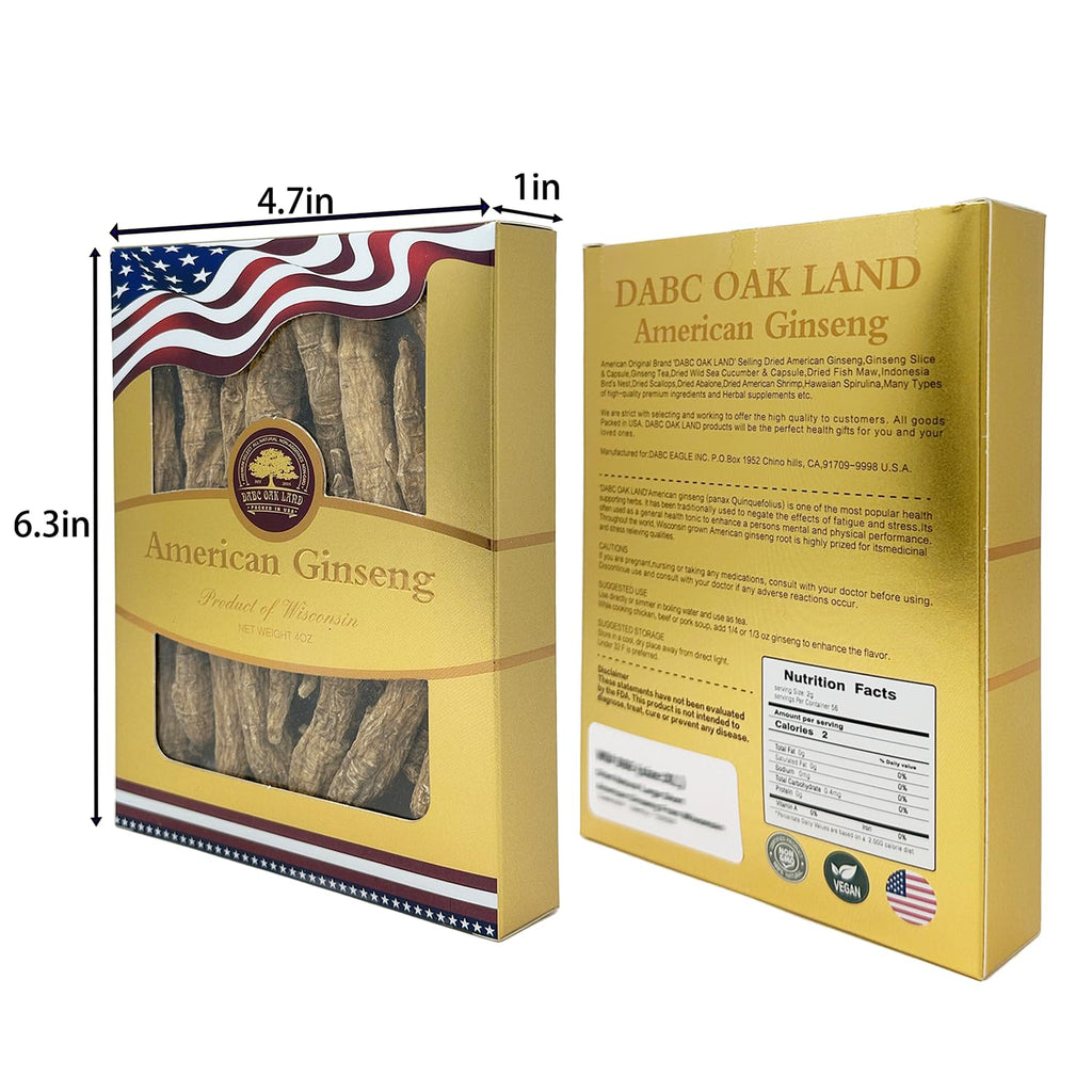 DABC OAK LAND American Ginseng from Wisconsin