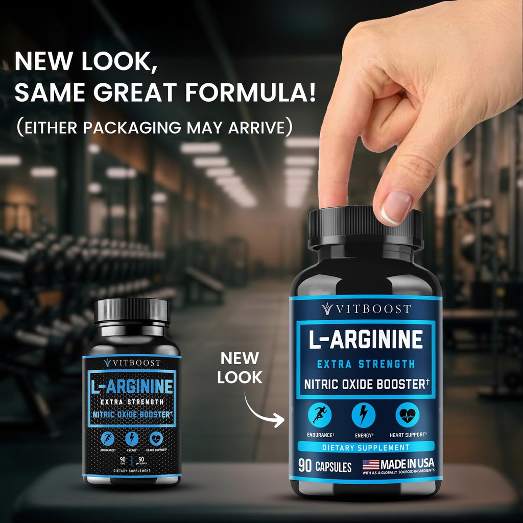 VITBOOST L-Arginine with L-Citrulline 1500mg - 90 Capsules - image 2