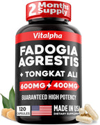 VITALPHA Fadogia Agrestis & Tongkat Ali 600mg Athletic Performance