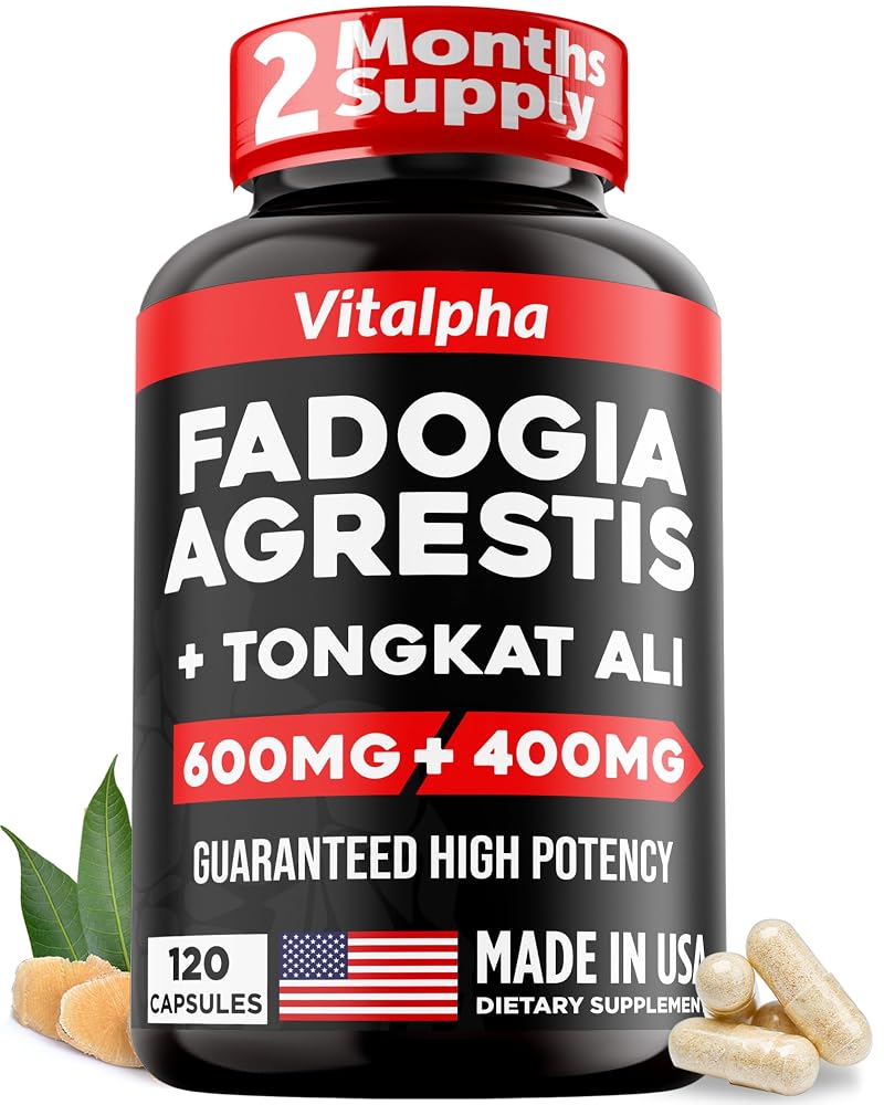 VITALPHA Fadogia Agrestis & Tongkat Ali 600mg Athletic Performance