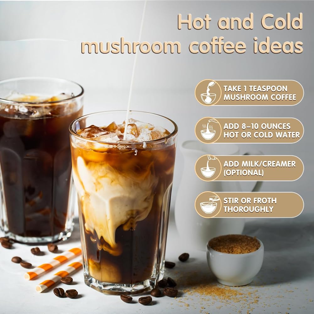 Balincer Mushroom Coffee with 6 Adaptogenic Mushrooms