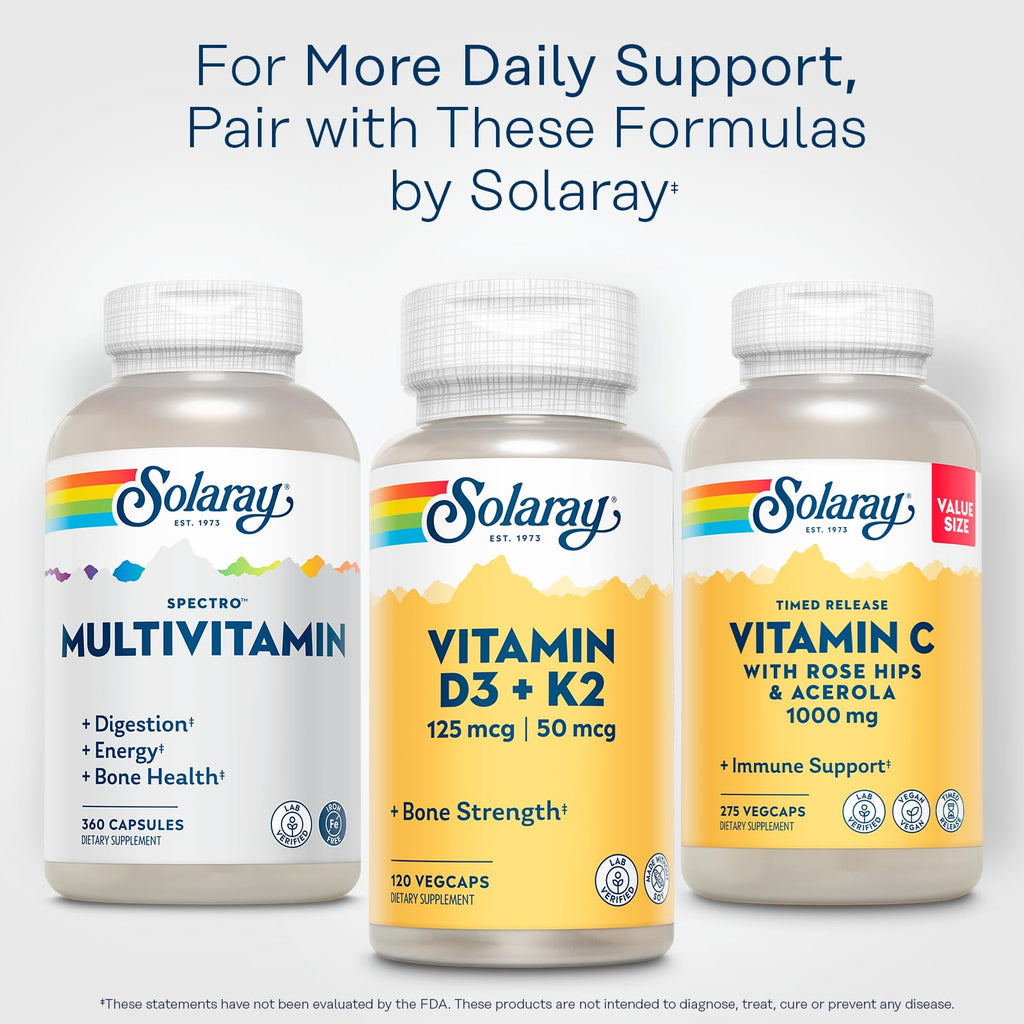 SOLARAY Spectro Multivitamin Iron Free - 360 Capsules - image 6