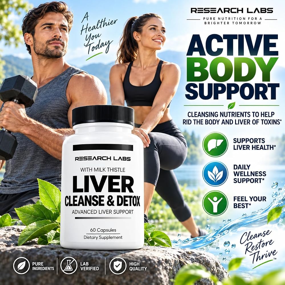 Research Labs Doctor Recommended Premium Liver Cleanse Detox & Repair - image 6
