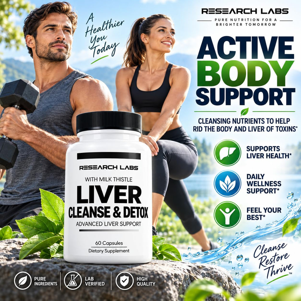 Research Labs Doctor Recommended Premium Liver Cleanse Detox & Repair