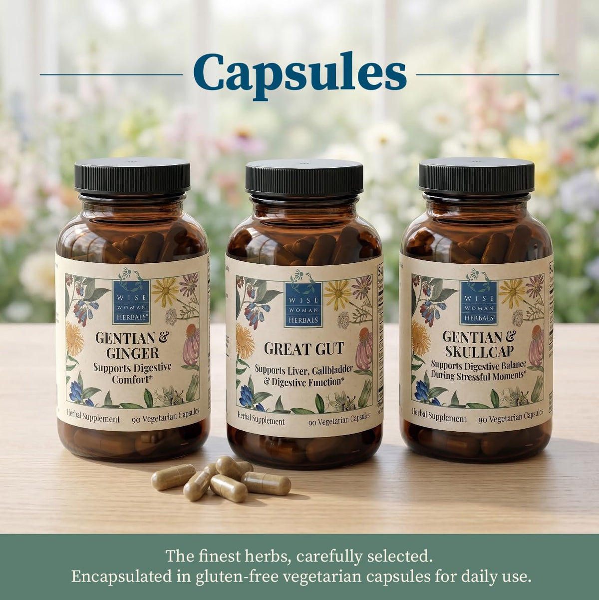 Wise Woman Herbals Great Gut Milk Thistle Blend - 90 Vegetarian Capsules - image 5