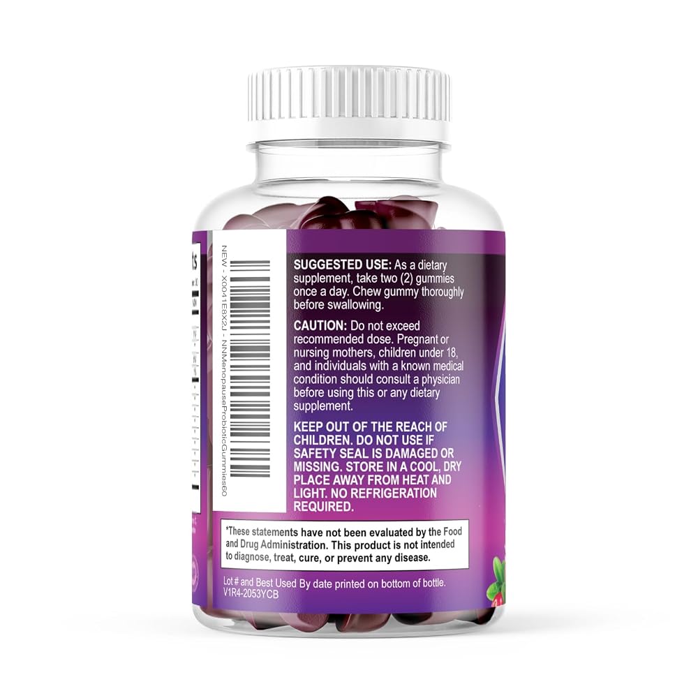 Nature's Nutrition Menopause Probiotic Gummies for Women - 60 Gummies - image 8