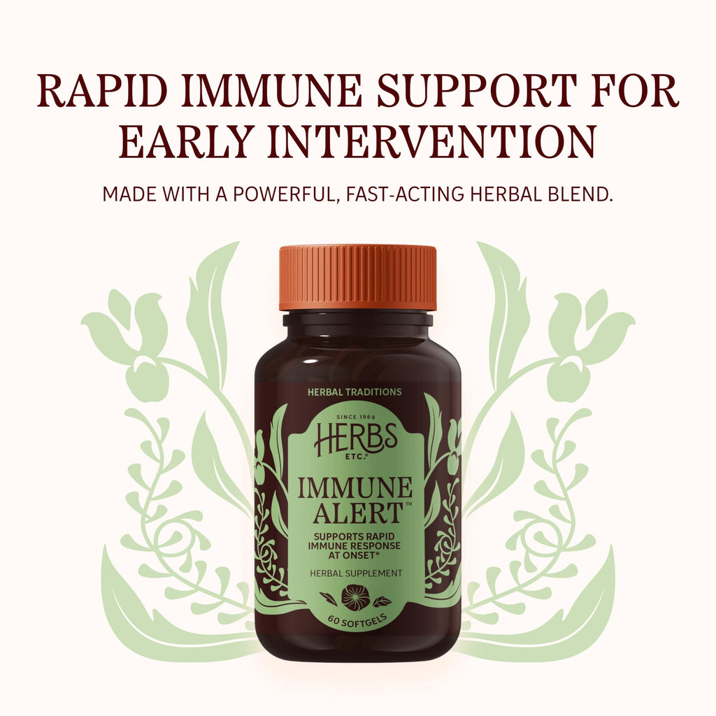 Herbs Etc. Immune Alert Softgels, Organic & Gluten-Free - 60 Softgels - image 3