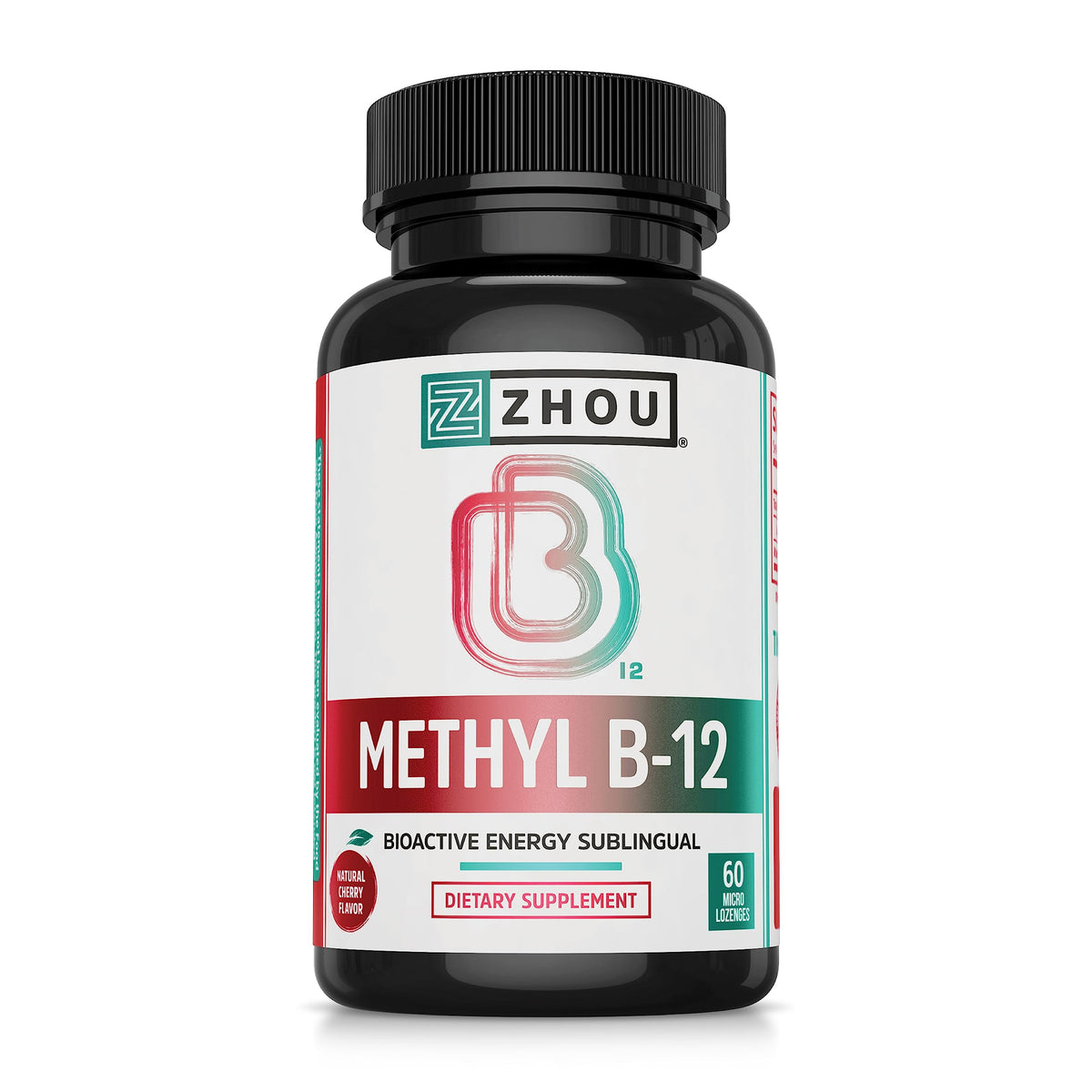 ZHOU Methyl B12 5000 mcg Vitamin B12 - 60 Micro Lozenges