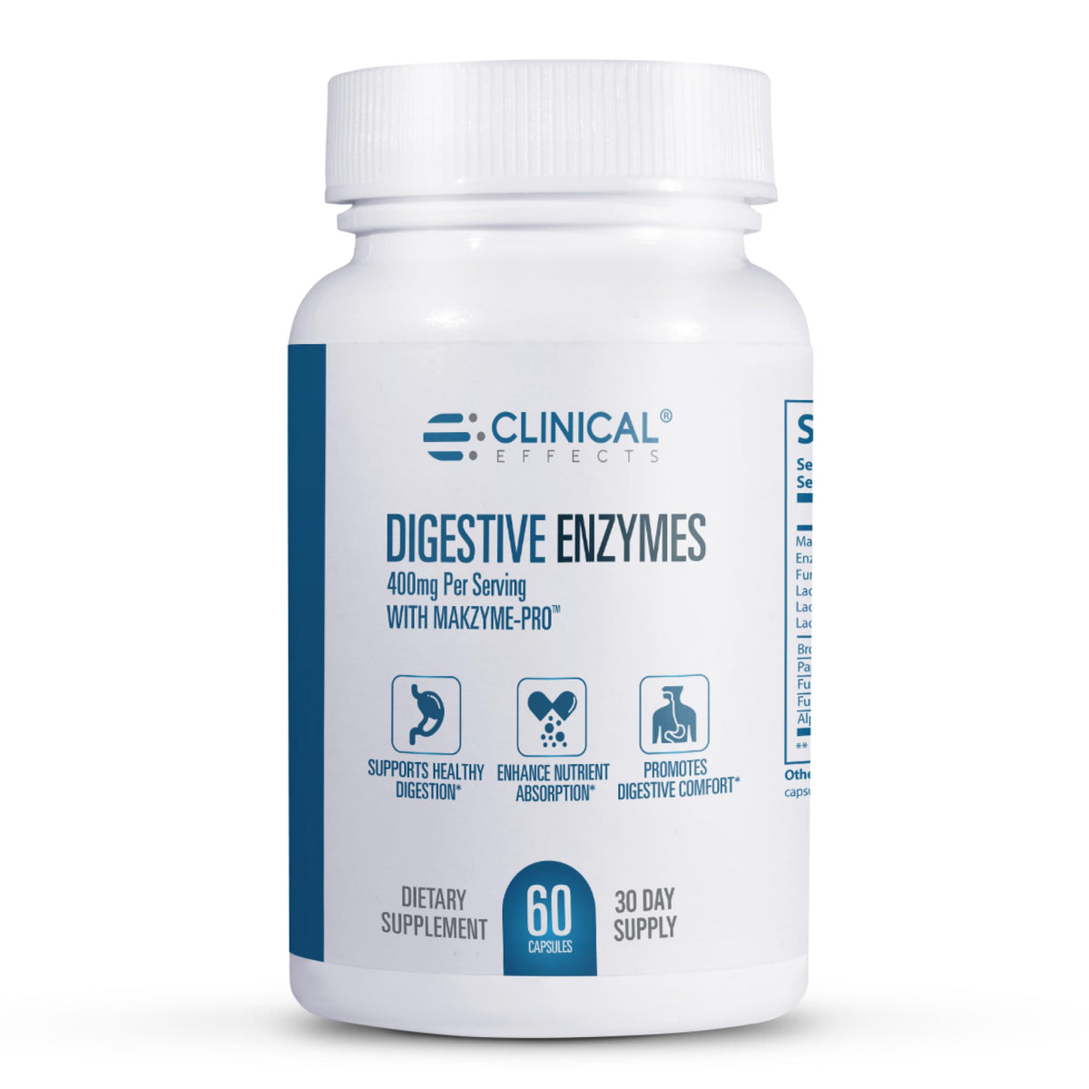 Clinical Effects Digestive Enzymes with Makzyme-Pro - 60 Capsules