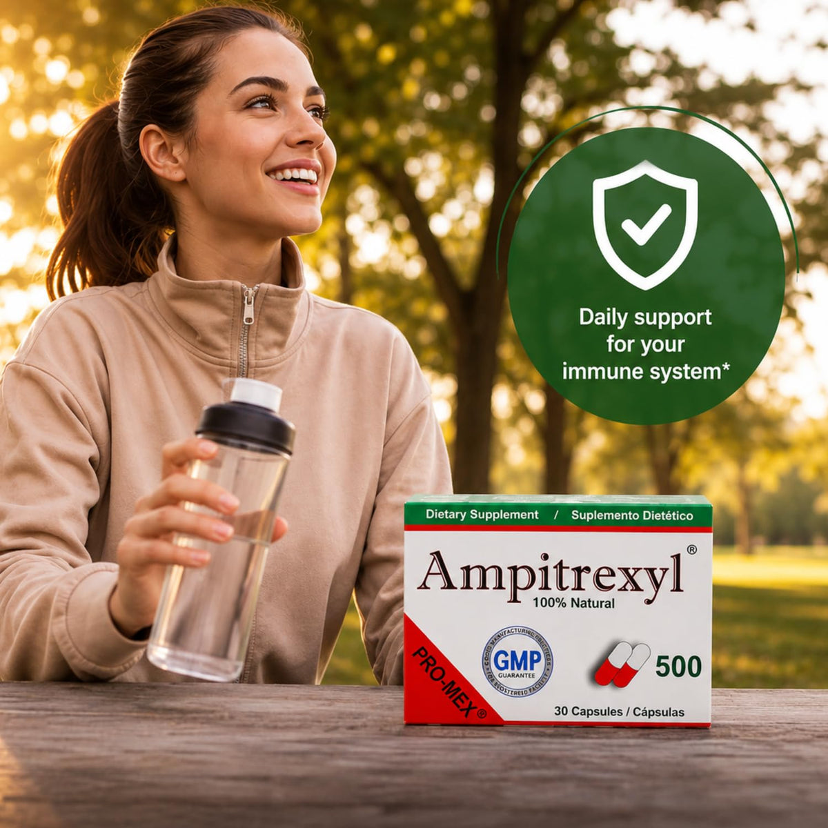 Ampitrexyl Immune System Support - 30 Capsules - image 4
