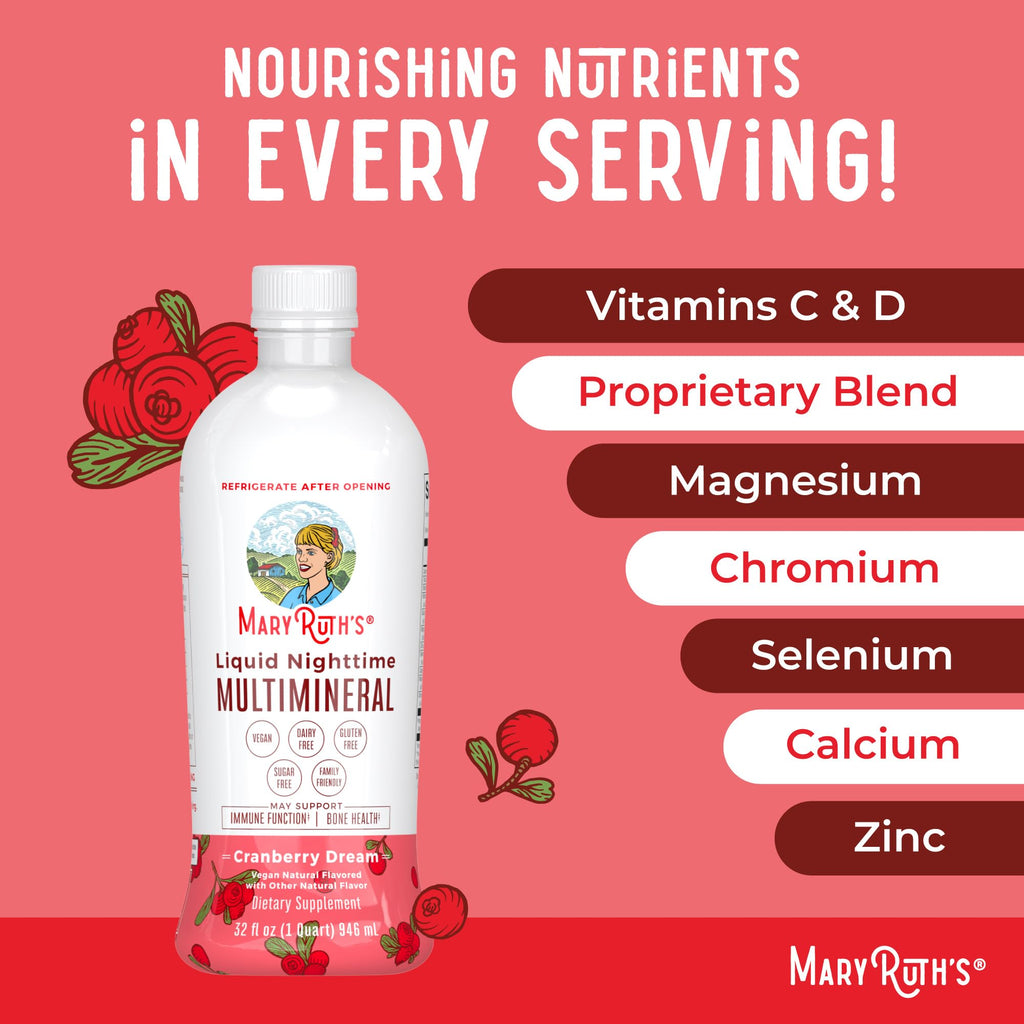 MARYRUTH'S Liquid Nighttime Multimineral