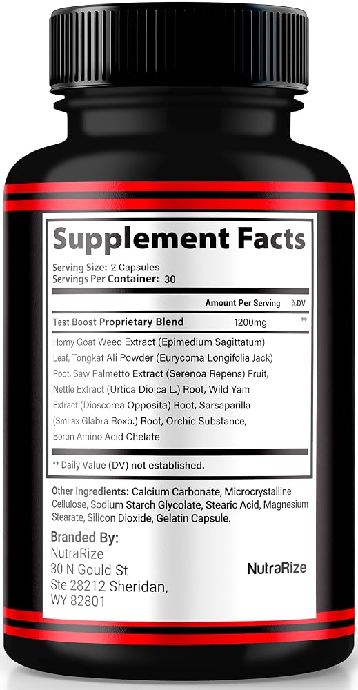 NutraRize EroXcel Male Capsules All-Natural Blend - 60 Capsules - image 2