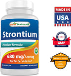 Best Naturals Strontium Bone Building Formula 680mg - 90 Capsules - image 8