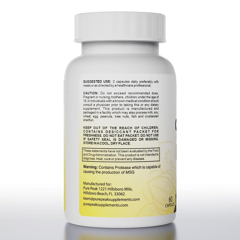 Pure Peak Candida Cleanse Gut Support - 60 Capsules - image 3