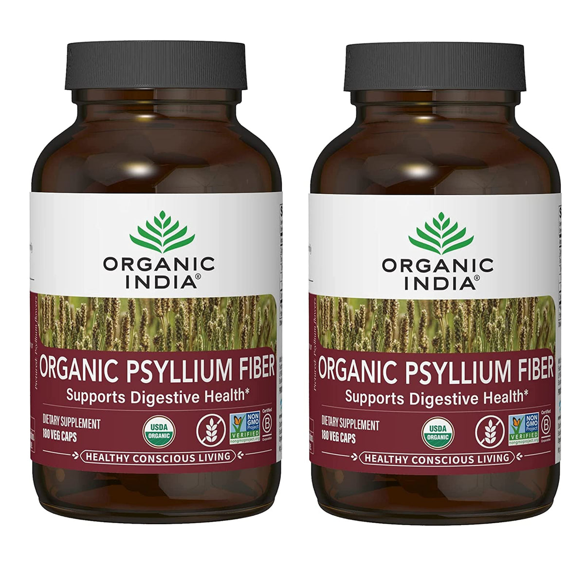 ORGANIC INDIA Psyllium Herbal Powder - Whole Husk Fiber