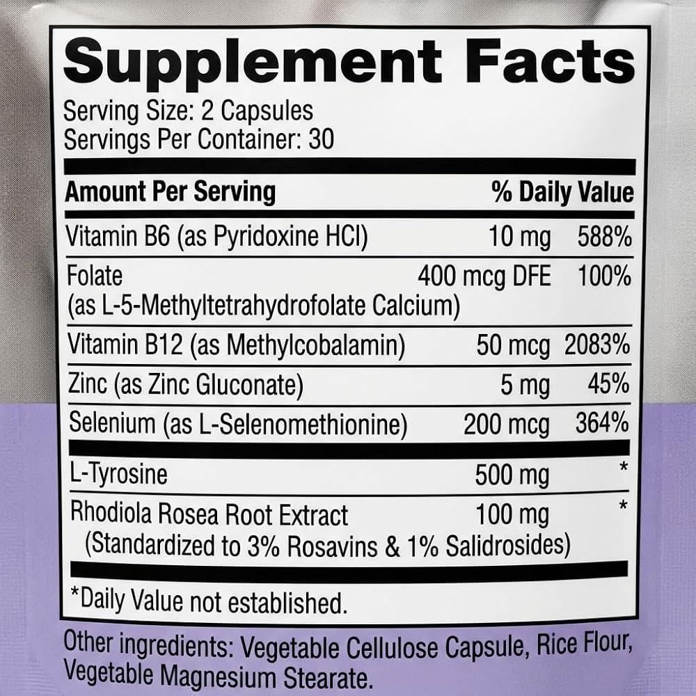 BOND Thyroid Complex Supplement with Selenium & L-Tyrosine - 60 Capsules - image 8