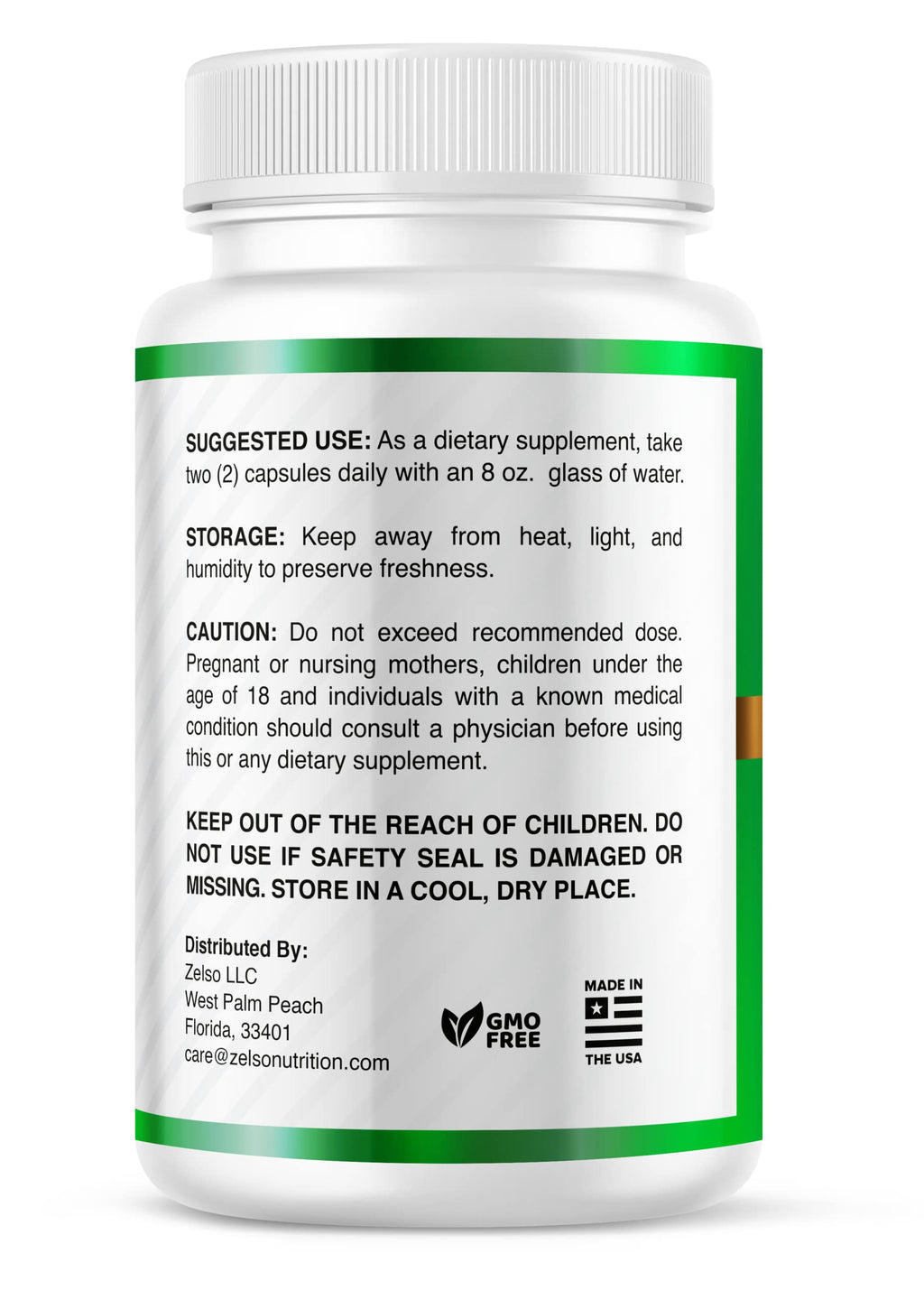 ZELSO Saw Palmetto 3:1 Prostate & Hair Growth Support - 120 Capsules - image 8