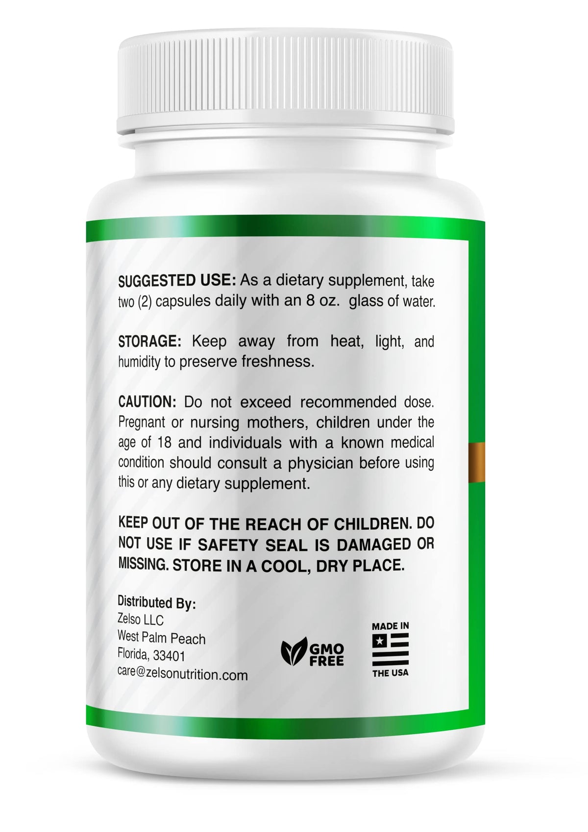 ZELSO Saw Palmetto 3:1 Prostate & Hair Growth Support - 120 Capsules - image 8