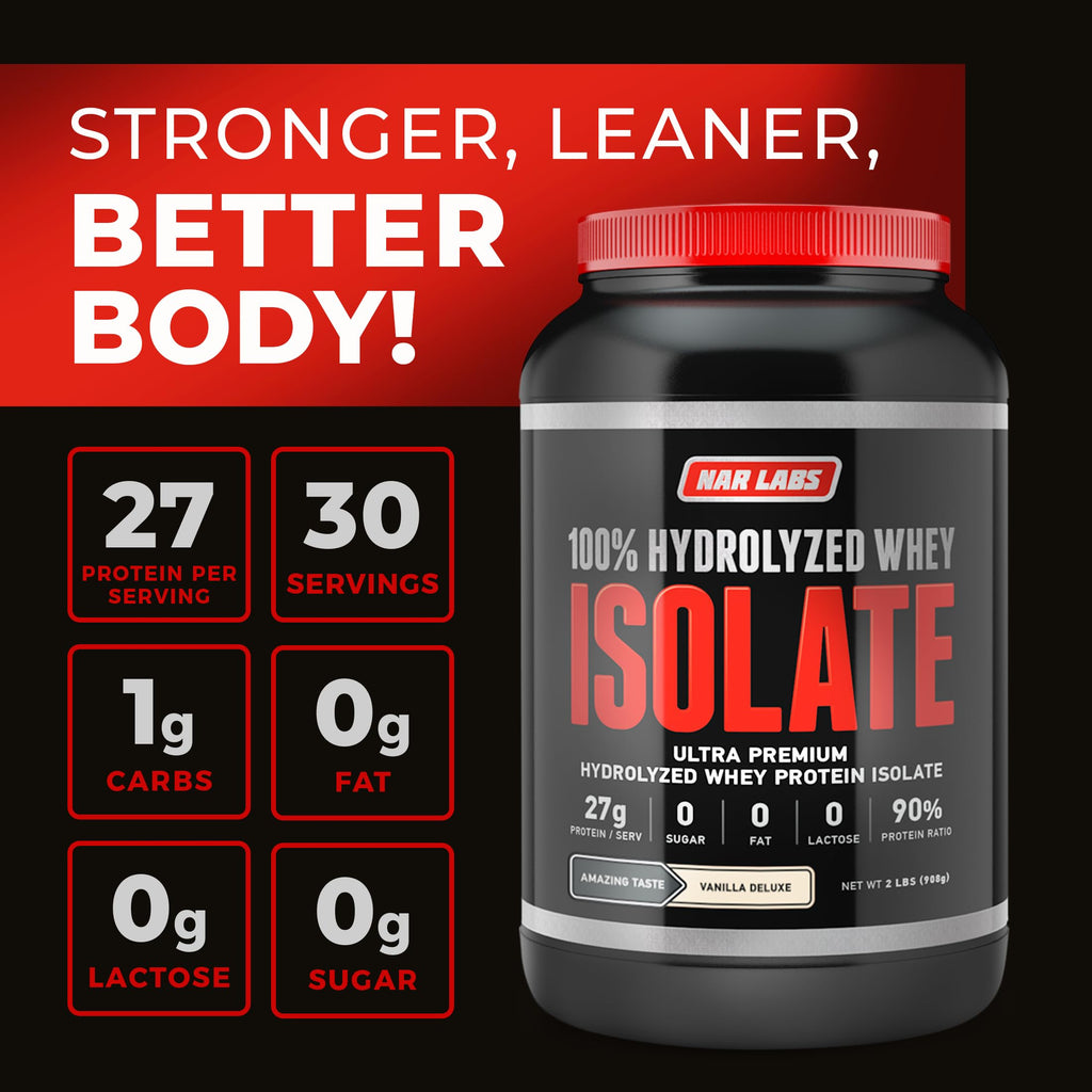 NAR LABS Hydrolyzed Whey Protein Isolate 2 lbs