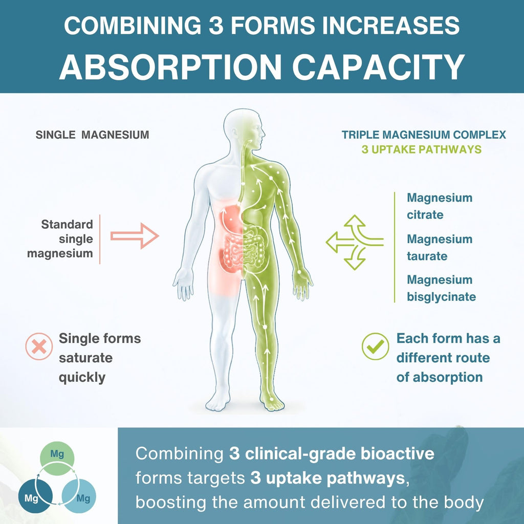 Igennus Superior Triple Magnesium Complex - 180 Tablets - image 4