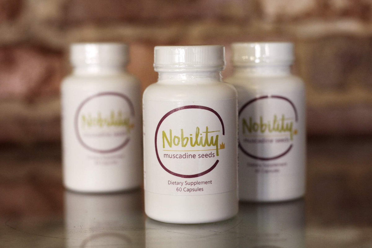NOBILITY Naturals Muscadine Seed Capsules - 60 Count - image 4
