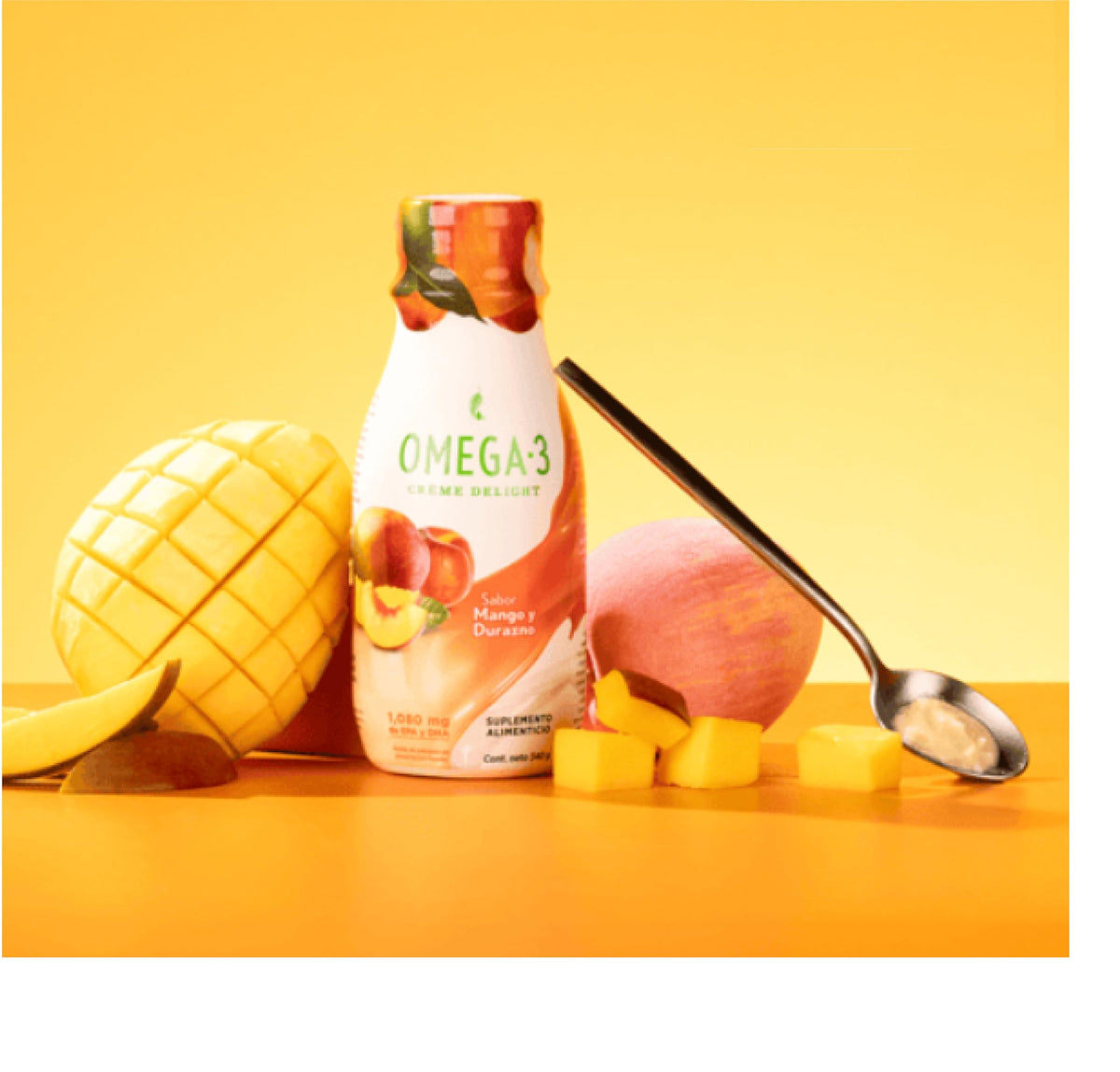 Melaleuca Omega 3 Crème Delight Peach Mango Tango - 12 Fl Oz - image 2