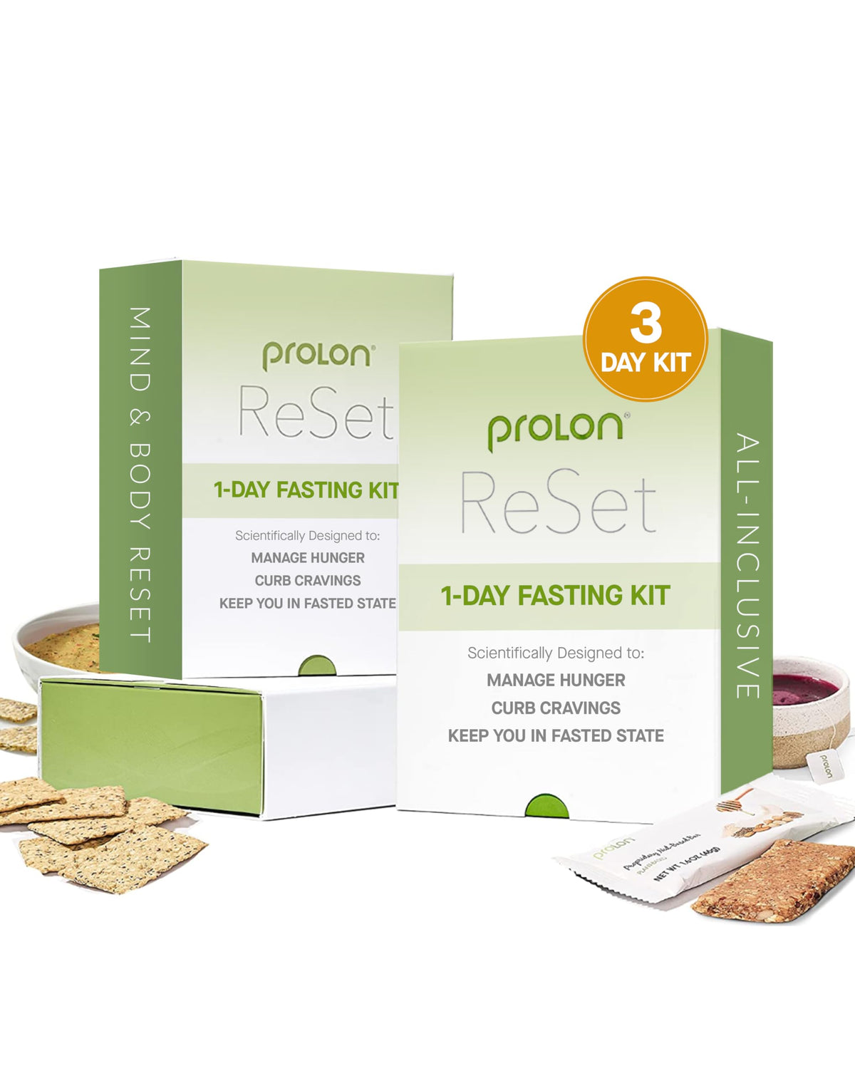 ProLon 1-Day Reset Fasting Kit, Plant-Based Fast with Food
