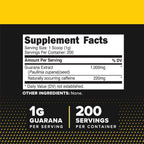 Primaforce Guarana Powder Unflavored Energy - 200g - image 2