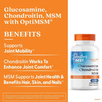 Doctor's Best Glucosamine Chondroitin MSM Joint Support - 240 Capsules - image 3