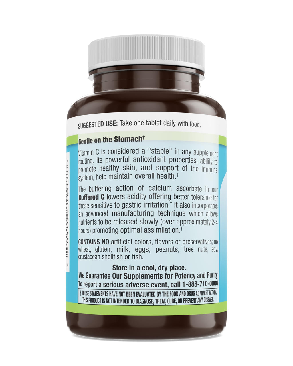Livamed Buffered C 1,000 mg Vegetarian Tablets - 100 Count - image 5