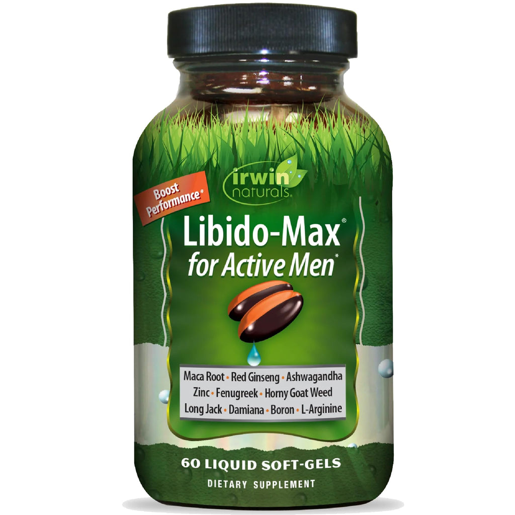 Irwin Naturals Libido-Max for Active Men - 60 Softgels