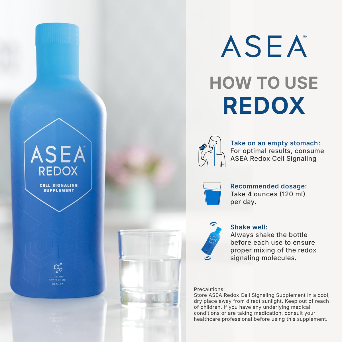ASEA REDOX Cell Signaling Supplement - 32 Fl Oz (Pack of 4) - image 6