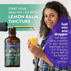 FLORIDA HERBS Lemon Balm Tincture Alcohol Free - 2 fl oz - image 2