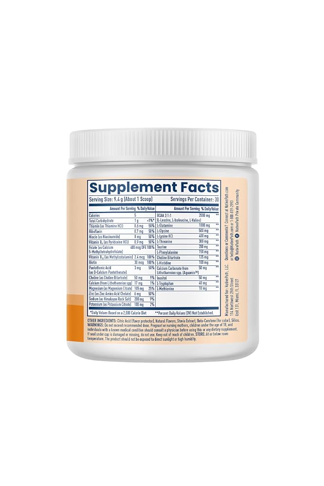 NativePath Hydrate Electrolyte Powder Tangerine - 30 Servings - image 6