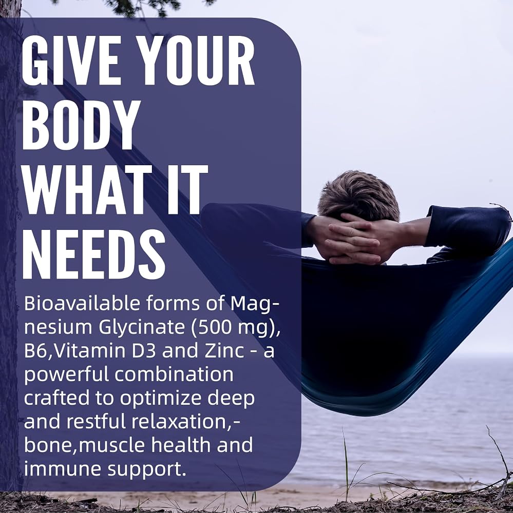 Lerinettia Magnesium Glycinate Gummies 500mg for Sleep - 120 Gummies - image 3